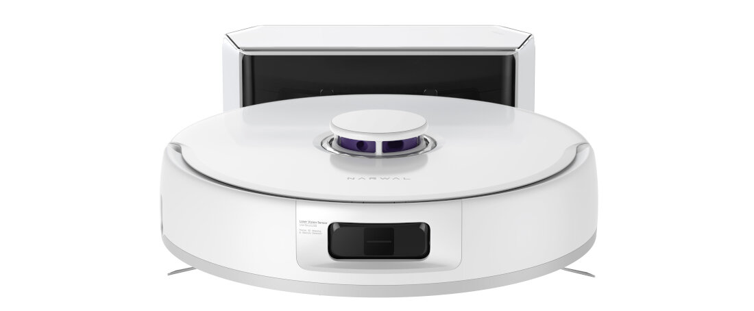 Robot sprzątający NARWAL Freo X Plus Wygoda przez wiele tygodni Technologia kompresji kurzu Funkcja 2 w 1 wydajność mopowania nacisk 6 N usuwa nawet zaschnięte plamy trudne zabrudzenia