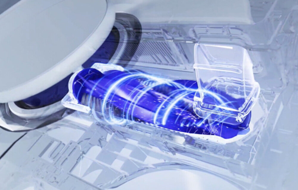 Robot sprzątający NARWAL Freo Z Ultra Szary Szczotka bez zaplątań odprowadza włosy i sierść wydajność użytkowanie zwierzęta