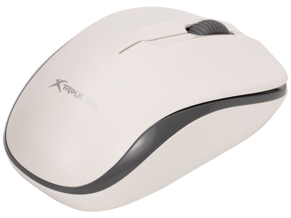 Mysz XTRIKE ME GW-116 GY technologia, rozmiar, stabilnosc i szybkosc polaczenia, ergonomiczna obudowa, kompaktowy rozmiar, rozdzielczosc, myszka na bialym tle