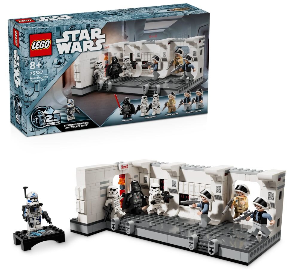 LEGO 75387 Star Wars Wejście na pokład statku kosmicznego Tantive IV    klocki elementy zabawa łączenie figurki akcesoria figurka zestaw