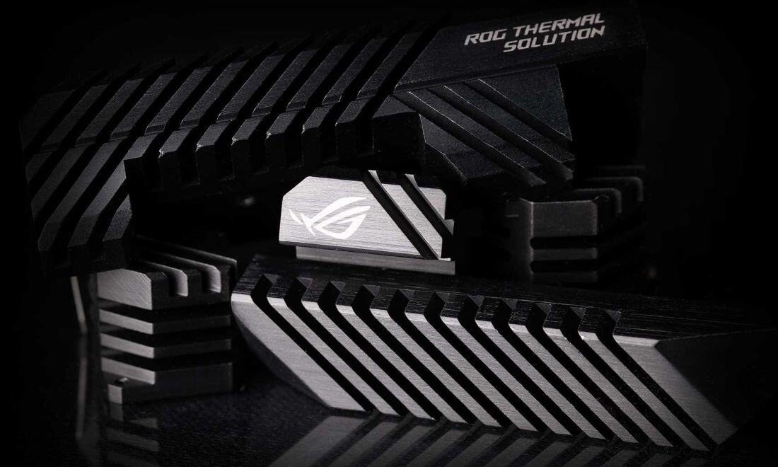 Zasilacz ASUS ROG Thor 80 Plus Platinum - Miedziane radiatory ROG