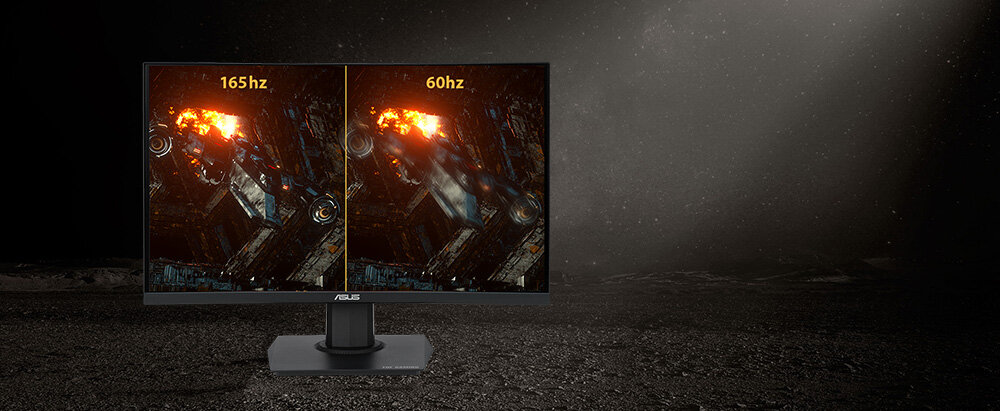 Monitor ASUS VG24VQE Częstotliwość odświeżania 165 Hz