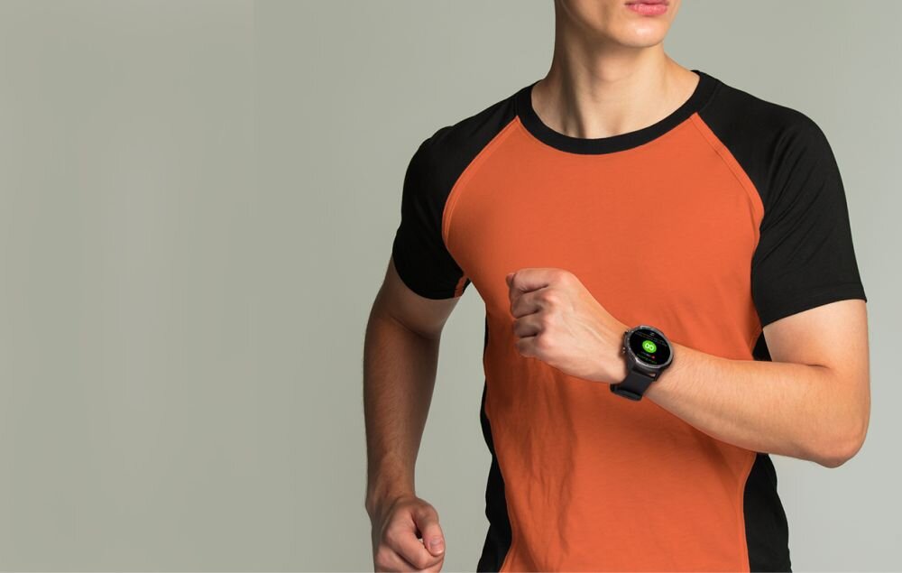 Smartwatch MIBRO A2 ekran bateria czujniki zdrowie sport pasek ładowanie pojemność rozdzielczość łączność sterowanie krew puls rozmowy smartfon aplikacja