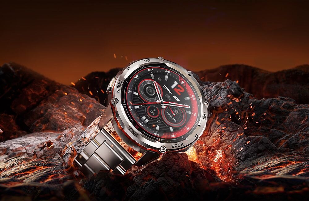 Smartwatch KOSPET Tank T3 Ultra 2 Special Edition w ogniu