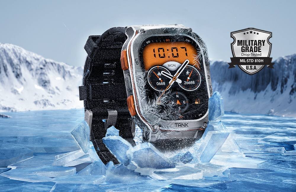 Smartwatch KOSPET Tank M3 Ultra Special Edition w lodzie