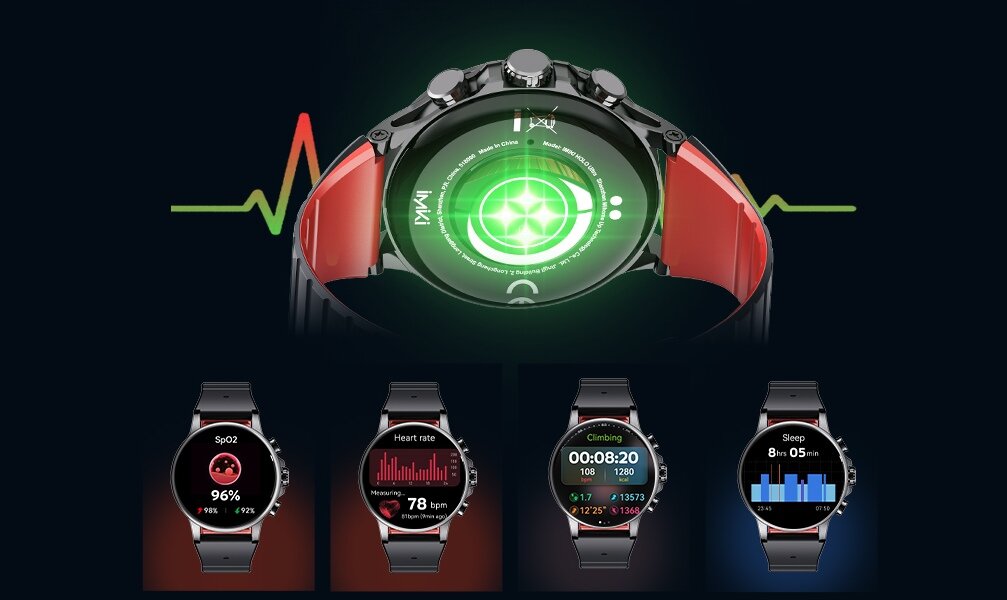 Smartwatch IMIKI Holo Ultra 100 trybów sportowych aplikacja IMIKI Watch