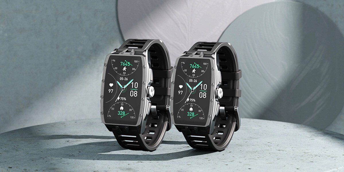 Smartwatch IMIKI Master Band Klasa wodoodporności 1 ATM elastyczny pasek silikonowy