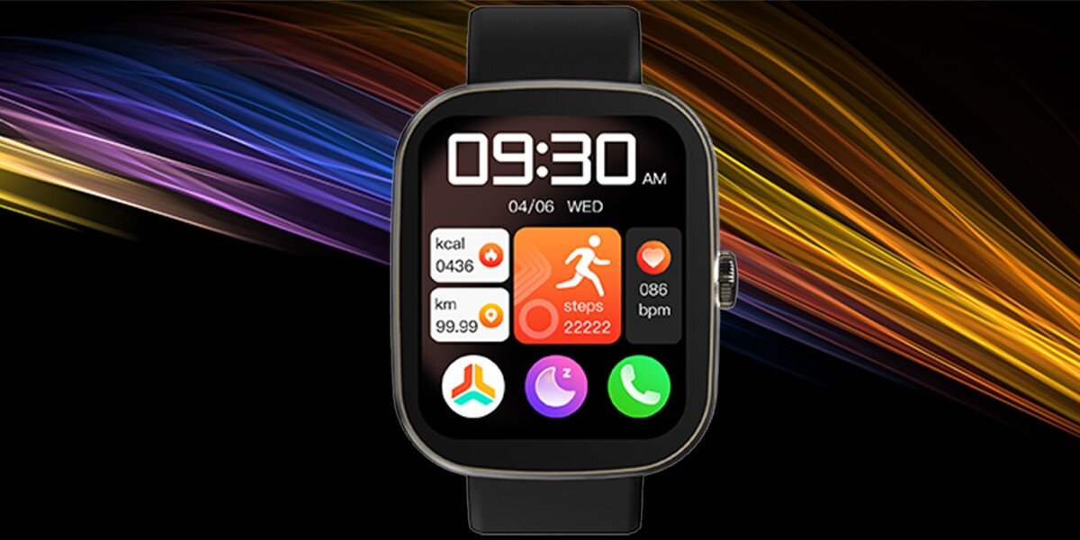 Smartwatch IMIKI Frame 2 Lite 1,96-calowy wyświetlacz TFT o rozdzielczości 240 × 282 px