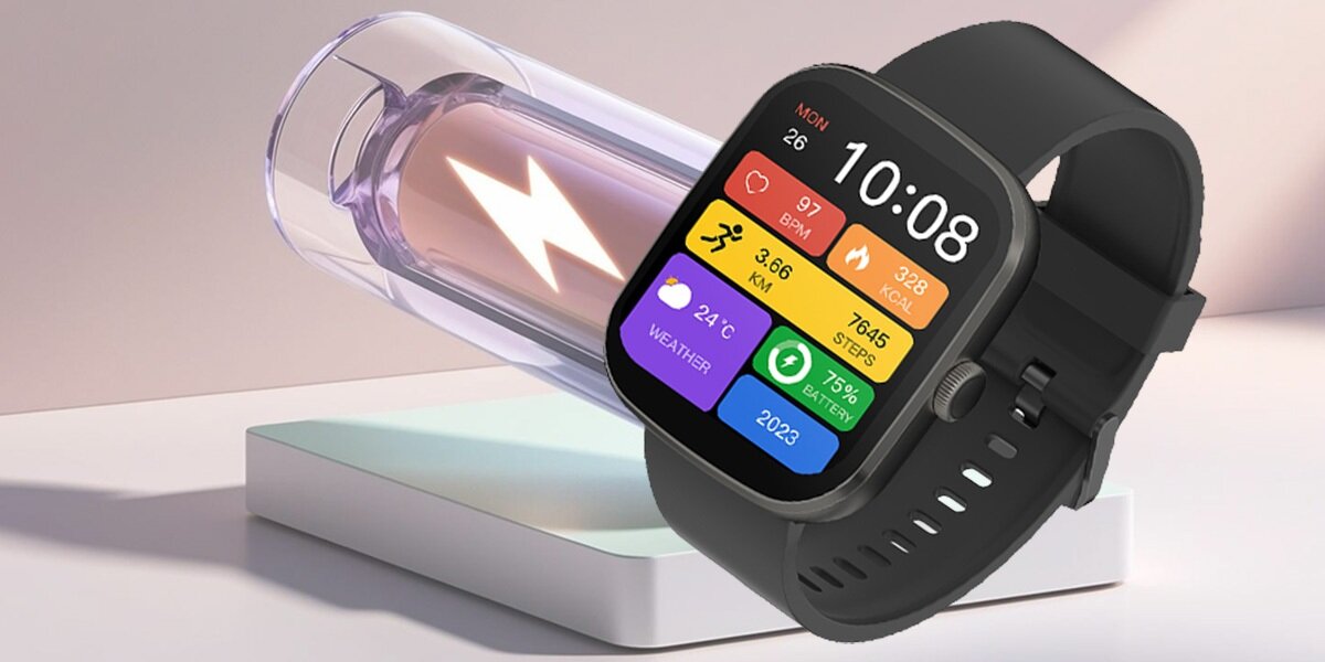 Smartwatch IMIKI Frame 2 Lite Bateria litowo-jonowa o pojemności 300 mAh