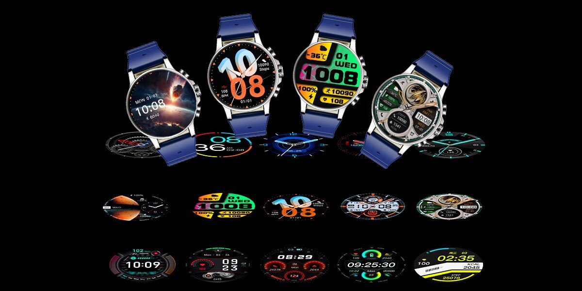 Smartwatch IMIKI Holo Ultra cienka konstrukcja ergonomia Magnetyczna bransoleta