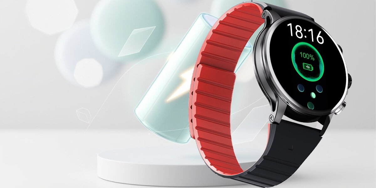 Smartwatch IMIKI Holo Ultra Bateria litowo-jonowa o pojemności 360 mAh czas pracy