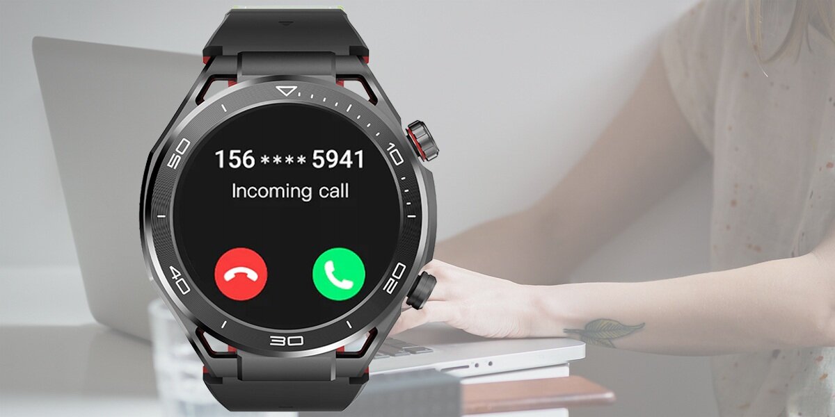 Smartwatch IMIKI Xplorer Active mikrofon i głośnik rozmowy Bluetooth 5.3