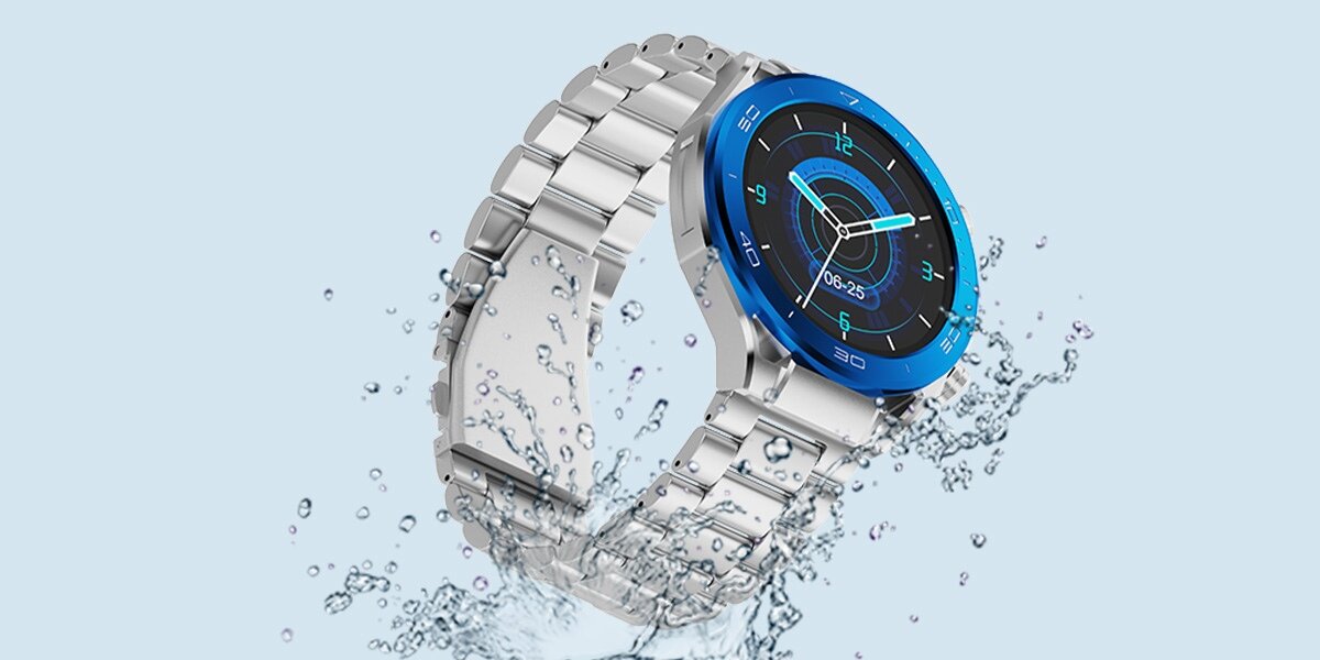 Smartwatch IMIKI Xplorer Oyster Klasa wodoodporności 3 ATM 56,2 x 53 x 13,6 mm