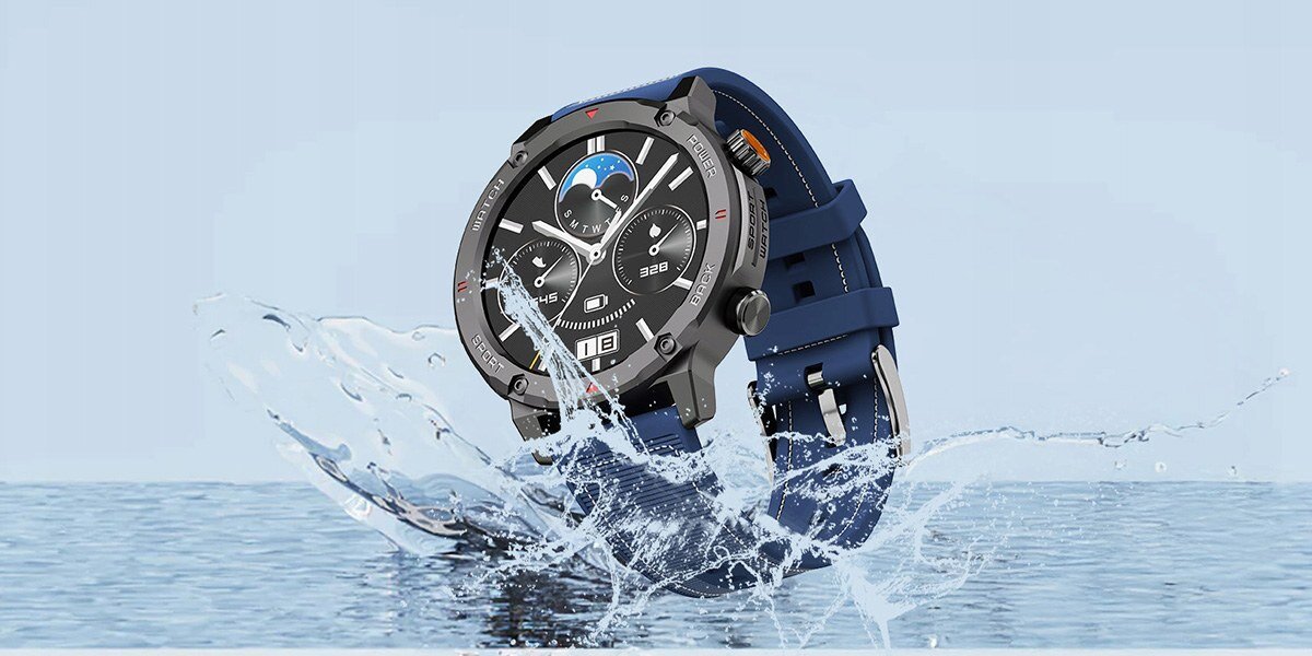Smartwatch IMIKI Xplorer Scout Klasa wodoodporności 3 ATM 56,2 x 53 x 13,6 mm