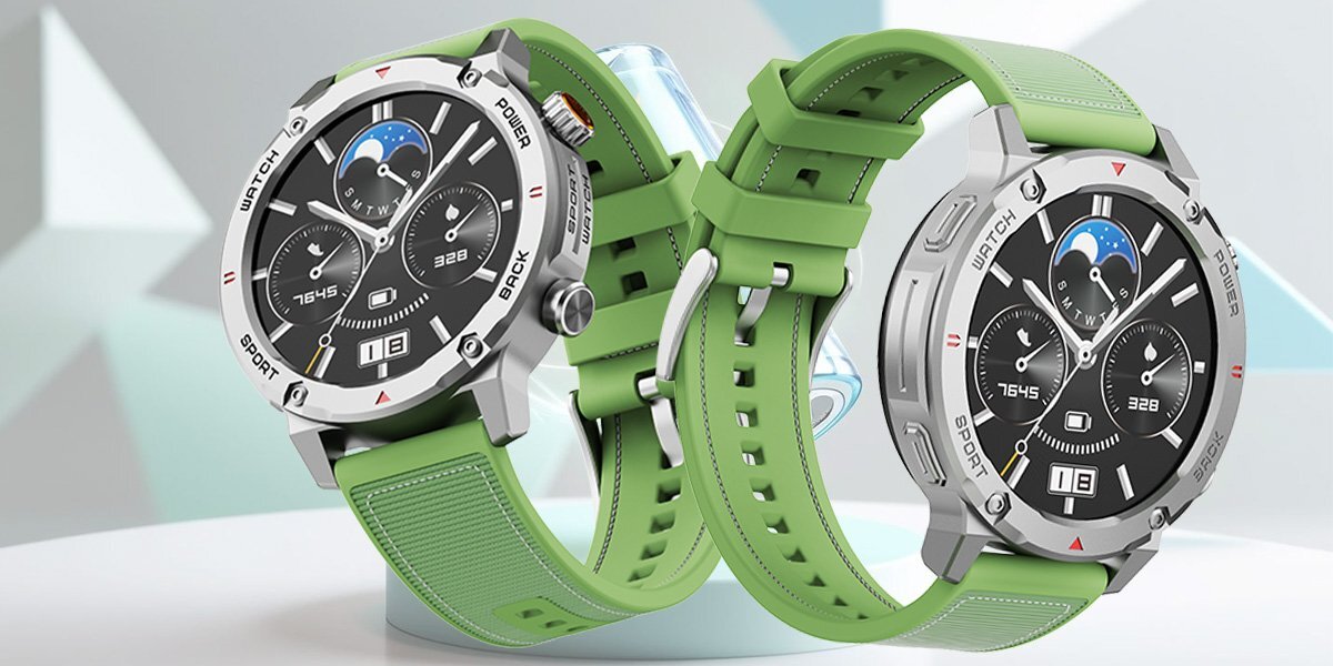 Smartwatch IMIKI Xplorer Scout ponad 100 tarcz sportowy design waga wygoda