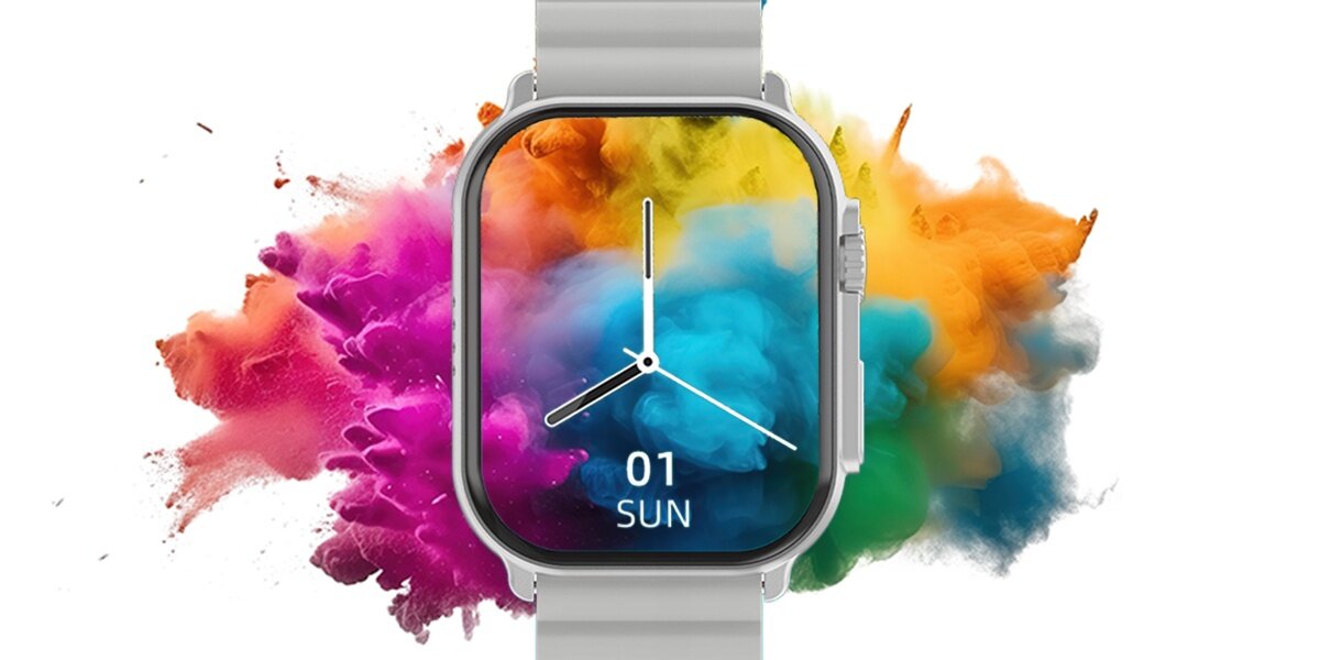 Smartwatch IMIKI Frame Pro dotykowy wyświetlacz AMOLED o przekątnej 2,01 cala i rozdzielczości 410x502 pikseli Jasność 1000 nitów szkło 2,5D