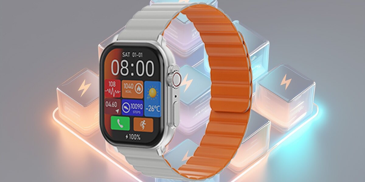 Smartwatch IMIKI Frame Pro Akumulator o pojemności 280 mAh czas pracy