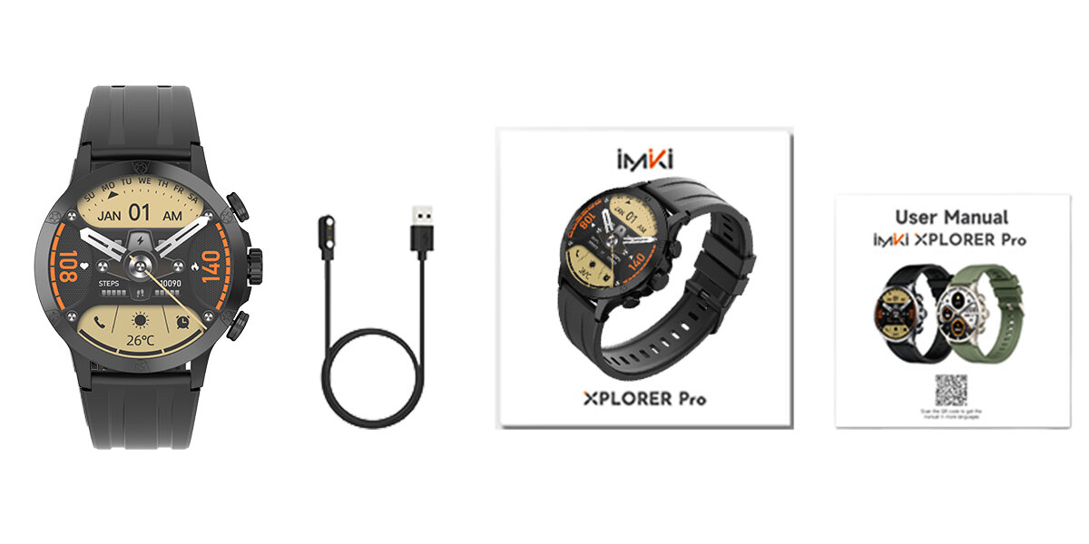 Smartwatch IMIKI Xplorer Pro zestaw