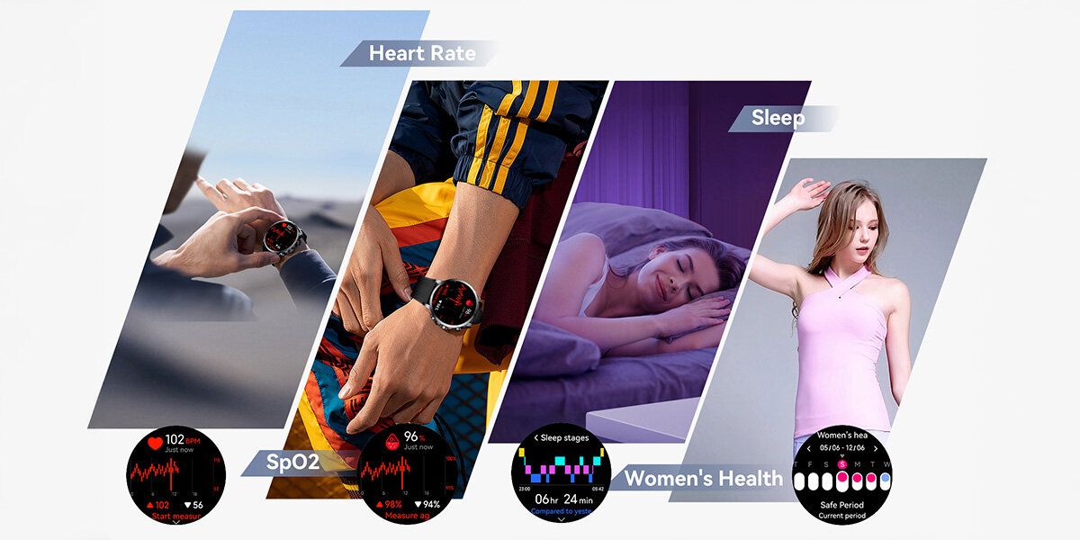 Smartwatch IMIKI Xplorer Pro wykonanie koperta stal wygoda