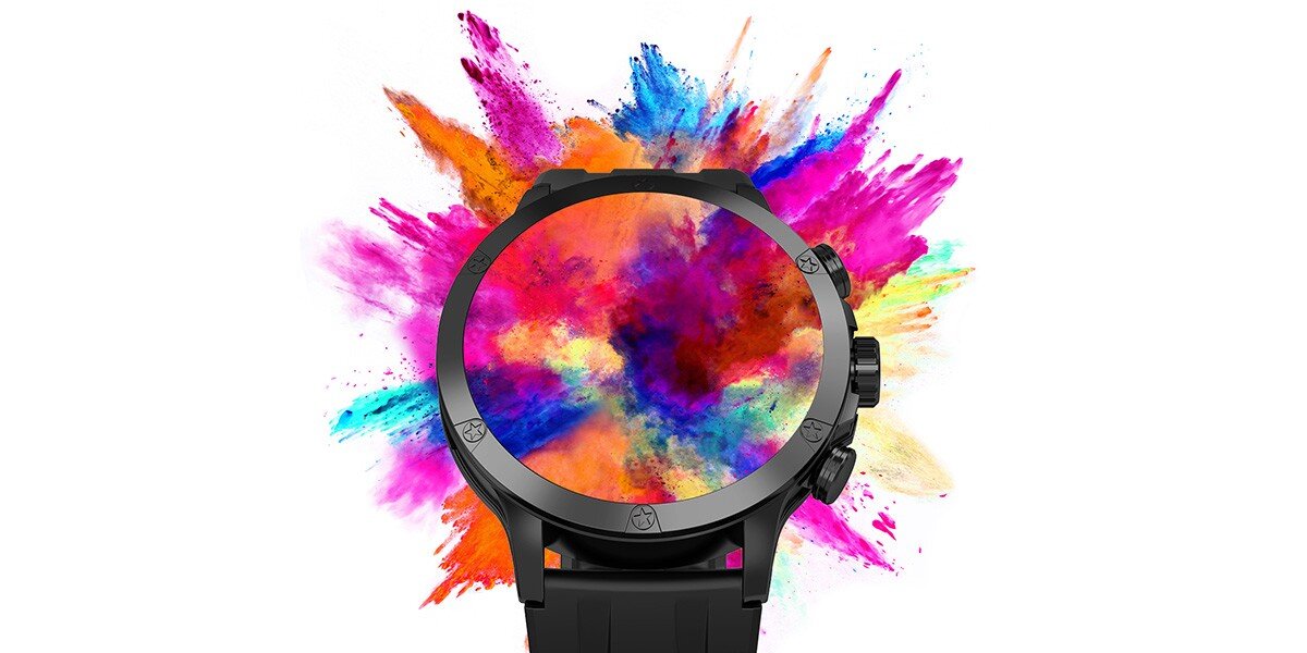 Smartwatch IMIKI Xplorer Pro 1,6-calowy ekran AMOLED jasność do 1000 nitów i rozdzielczość 480 × 480 pikseli