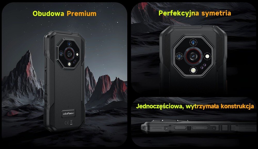 ULEFONE Armor X32 szkło Corning Gorilla Glass 5 odporne na zarysowania i upadki