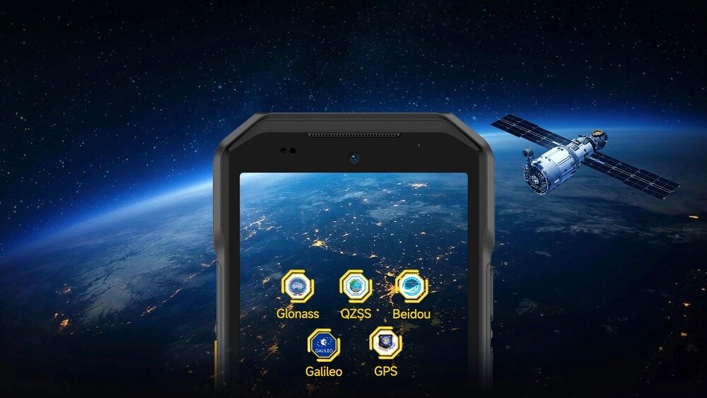 ULEFONE Armor X32 nawigacja GPS Glonass Galileo BeiDou QZSS dokładne pozycjonowanie