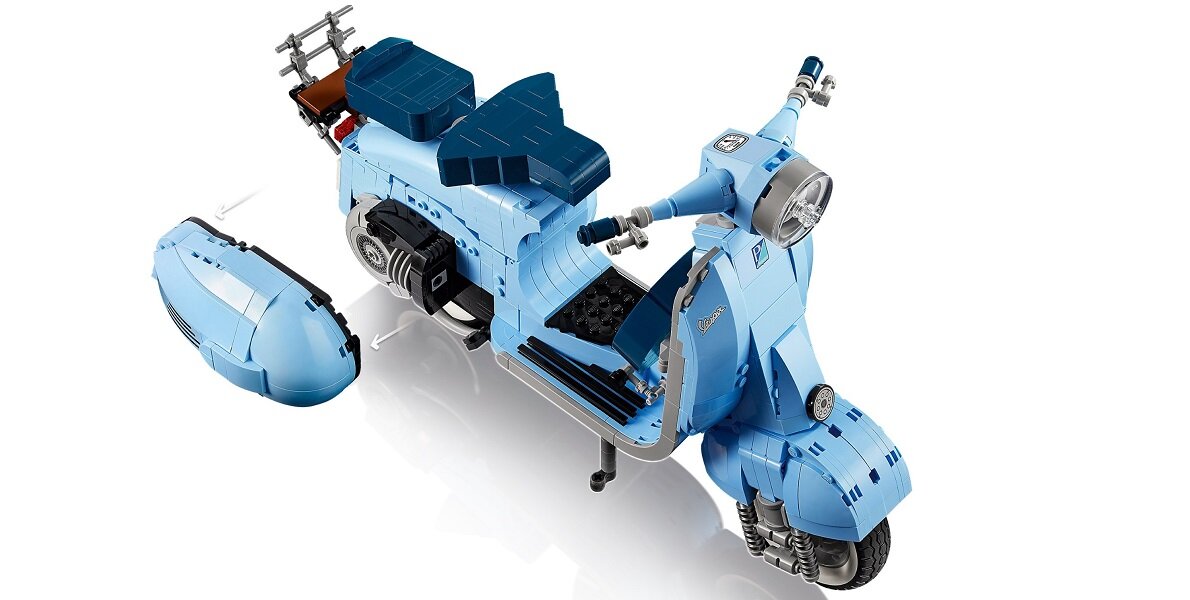 LEGO Creator Vespa 125 10298 kreatywność zabawa rozwój klocki figurki minifigurki jakość tradycja konstrukcja nauka wyobraźnia role jakość bezpieczeństwo wyobraźnia budowanie pasja hobby