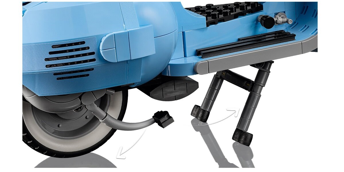 LEGO Creator Vespa 125 10298 kreatywność zabawa rozwój klocki figurki minifigurki jakość tradycja konstrukcja nauka wyobraźnia role jakość bezpieczeństwo wyobraźnia budowanie pasja hobby
