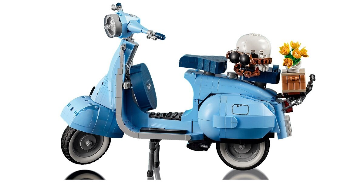 LEGO Creator Vespa 125 10298 kreatywność zabawa rozwój klocki figurki minifigurki jakość tradycja konstrukcja nauka wyobraźnia role jakość bezpieczeństwo wyobraźnia budowanie pasja hobby