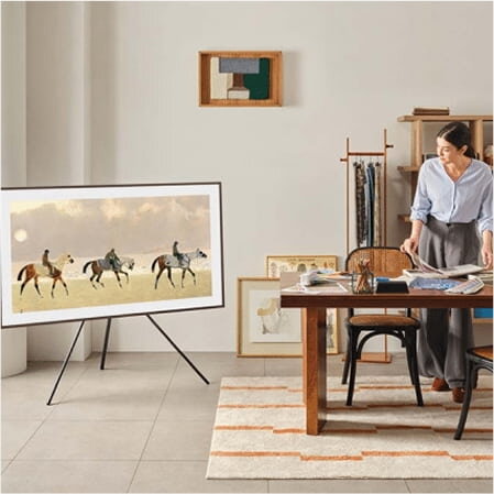 448x448 stojak-studio Stojak Studio dostępny z telewizorem Samsung The Frame Pro (2025)