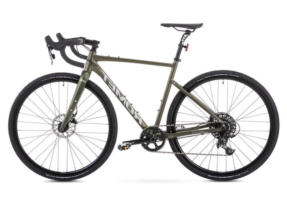 Rower gravel ROMET Boreas 2 U20 28 cali Zielono-grafitowy 2023