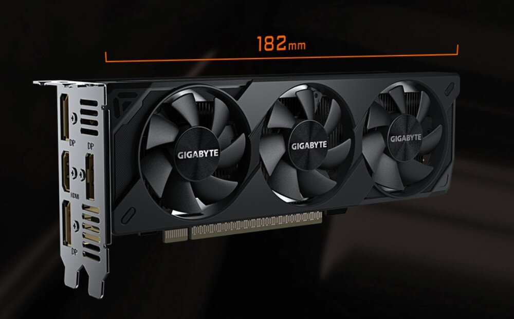 Karta graficzna GIGABYTE GeForce RTX 5060 OC Low Profile 8GB Wewnętrzna strona radiatora z miedzianą płytką stykową dla rdzenia GPU oraz termopadami dla pamięci