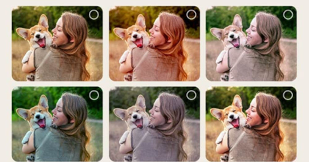 Telewizor LG 43QNED70A6A AI Picture Wizard spersonalizowany obraz, kobieta trzymająca psa na rękach