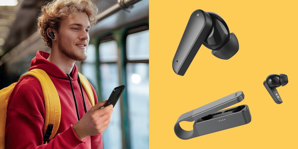 Słuchawki dokanałowe HAMA Spirit Pocket II - Rozmowy bez zakłóceń