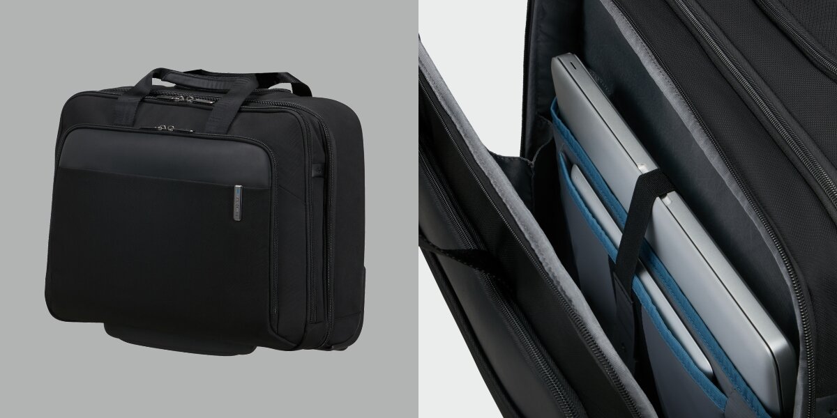 SAMSONITE Evosight dedykowaną komorę na laptopa do 17,3 miejsce na tablet i akcesoria - torba od boku i wewnątrz