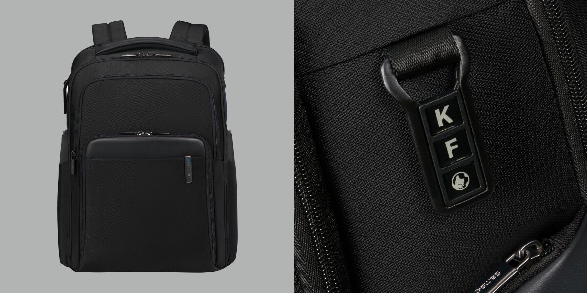 SAMSONITE Evosight Personalizowana etykieta na dane - plecak od przodu i etykieta na dane