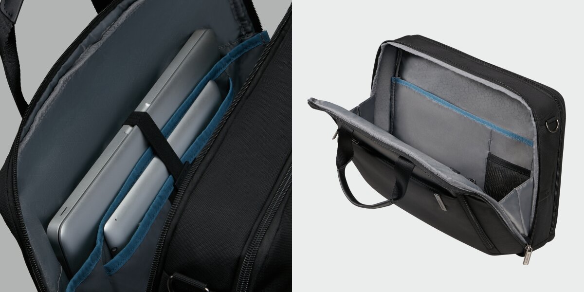 SAMSONITE Bailhandle Evosight Wewnętrzna przegroda z miękkim wykończeniem laptop do 17.3 cala tablet o przekątnej do 10.5 cala - torba od wewnątrz