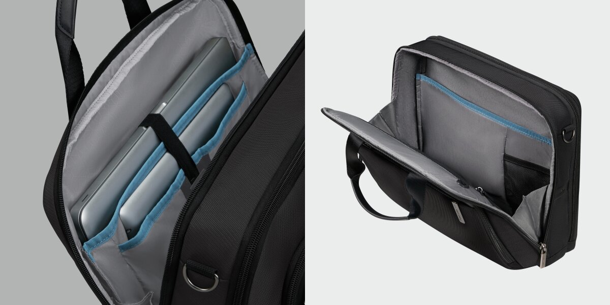 SAMSONITE Bailhandle Evosight Wewnętrzna przegroda z miękkim wykończeniem laptop do 15.6 cala tablet o przekątnej do 10.5 cala - torba od wewnątrz