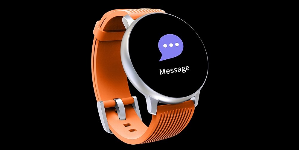 Smartwatch LENOVO Blaze powiadomienia sterowanie muzyka