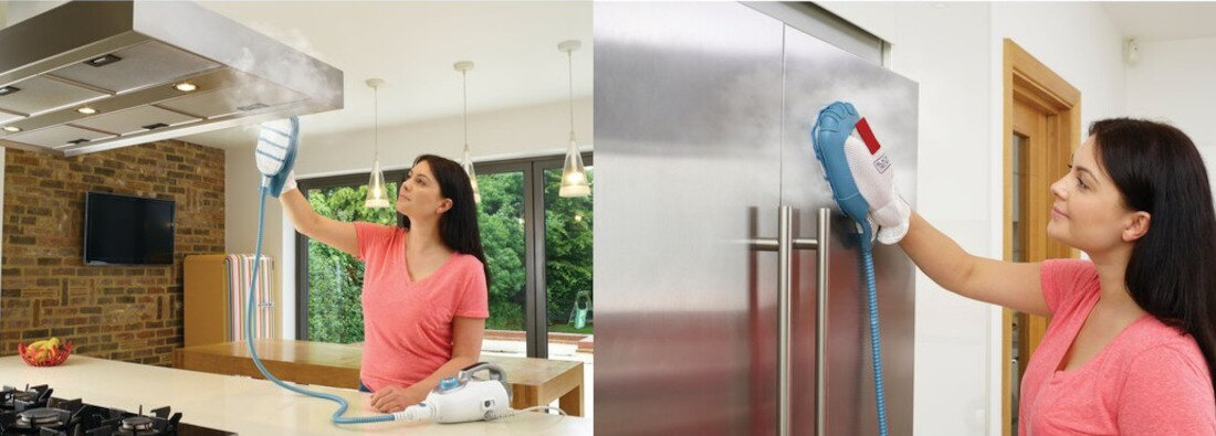 Mop parowy BLACK & DECKER FSMH13151SM  reczny oczyszczacz parowy rekawica parowa STEAMITT