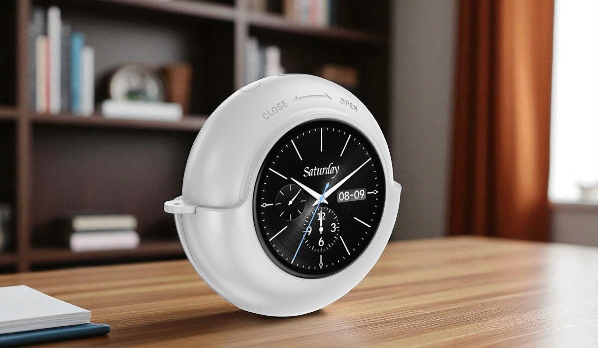 WEOFLY LifeFits - słuchawki na blacie drewnianym