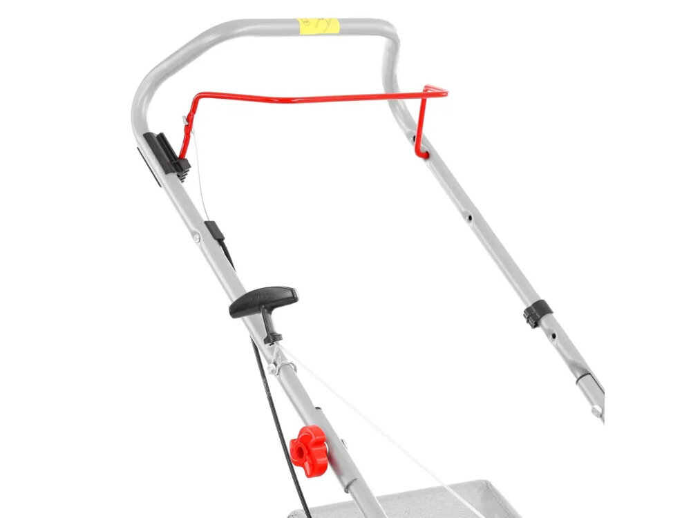 Kosiarka spalinowa HECHT 5408 406mm 1.3kW zbliżenie na uchwyt komfortowy uchwyt uchwyt można złożyć