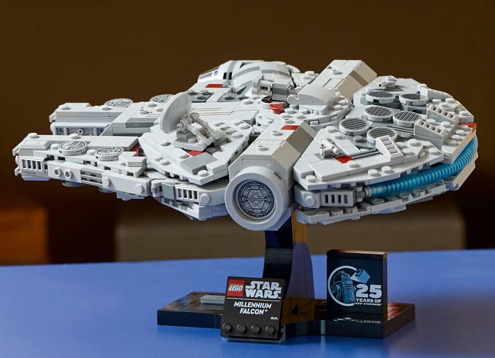 LEGO 75375 Star Wars Sokół Millennium klocki elementy zabawa łączenie figurki akcesoria figurka zestaw