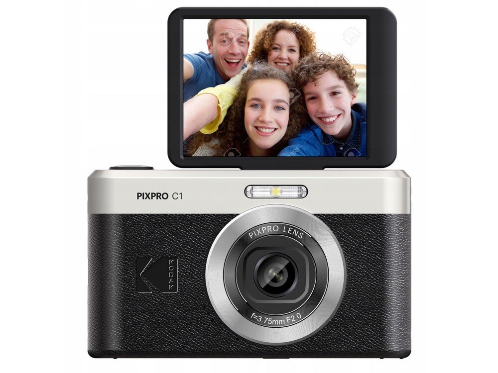 KODAK PIXPRO C1 autofokus TTL makro 8 cm HDR zdjęcia seryjne ISO 100 1600