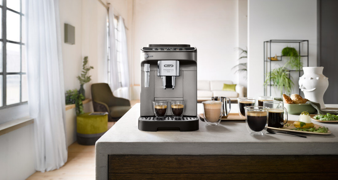 Ekspres DELONGHI Magnifica Evo ECAM290.42.TB Tytanowy  latwe utrzymanie w czystosci