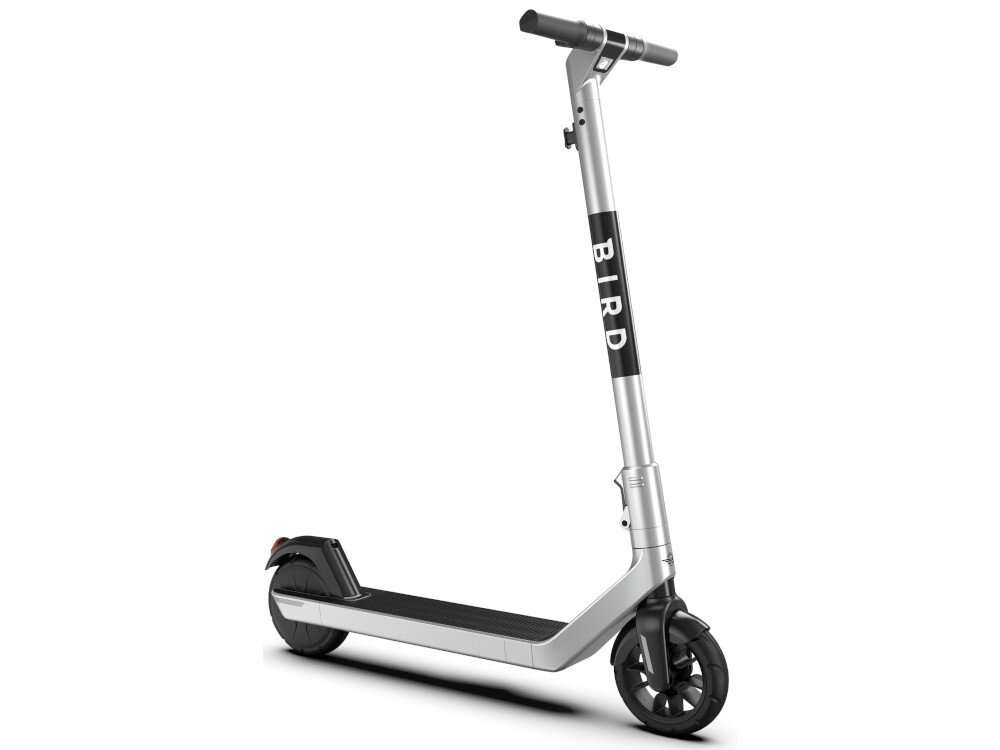 Hulajnoga elektryczna BIRD Air Srebrny kolor srebrny dla osób dorosłych nowoczesny design z aluminium tworzyw sztucznych lekka waga wytrzymała