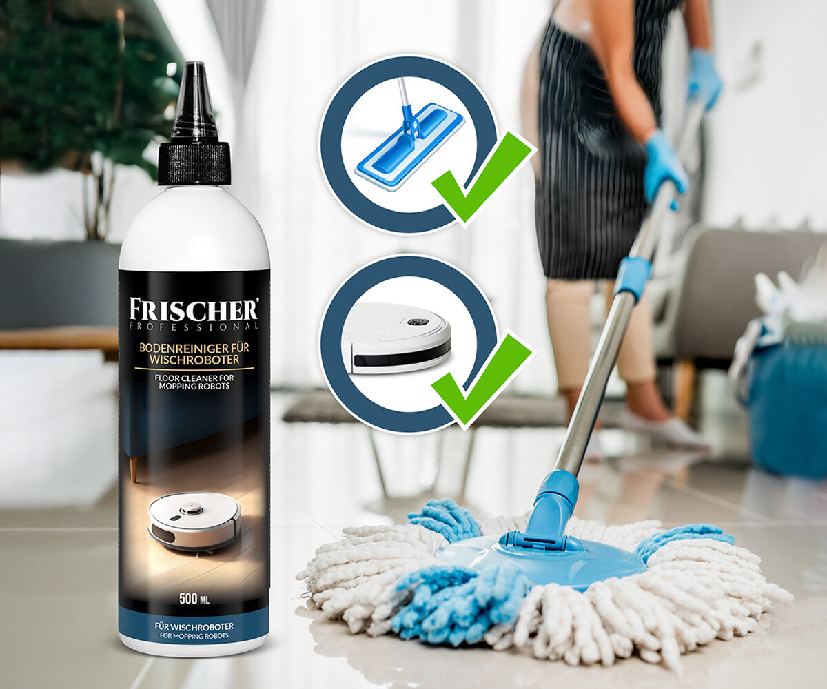 Frischer do robotów mopujących – koncentrat i wydajność