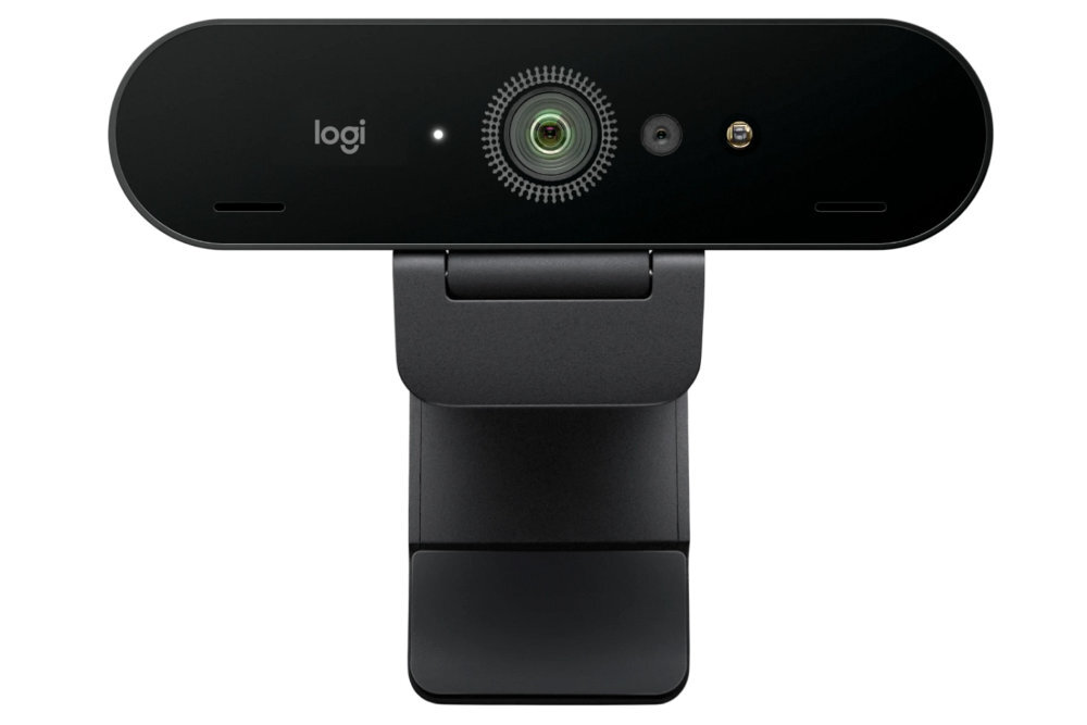 LOGITECH Brio Windows Hello pomocą rozpoznawania twarzy Logitech BRIO 4K - kamera od przodu