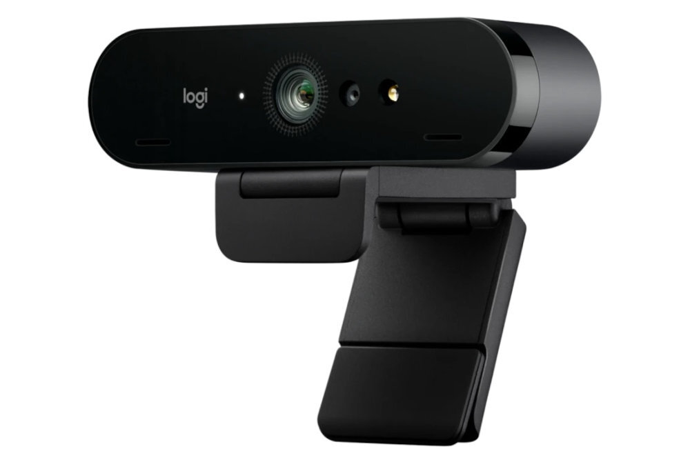 LOGITECH Brio Kamera Logitech BRIO 4K trzy ustawienia pola widzenia: 65°, 78° oraz 90° Wąski kąt 65° ustawienia 78° i 90° - kamera na białym tle