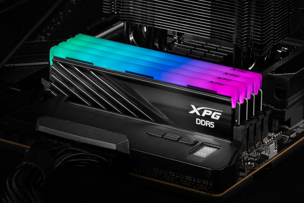 Komputer MAD DOG MASTERPIECE-I02DR32 Ultra 5-225F 32GB RAM 1TB SSD GeForce RTX5070 DLSS 4 Wi-Fi pamięć ram ADATA XPG Lancer Blade RGB radiator niskoprofilowy ddr5